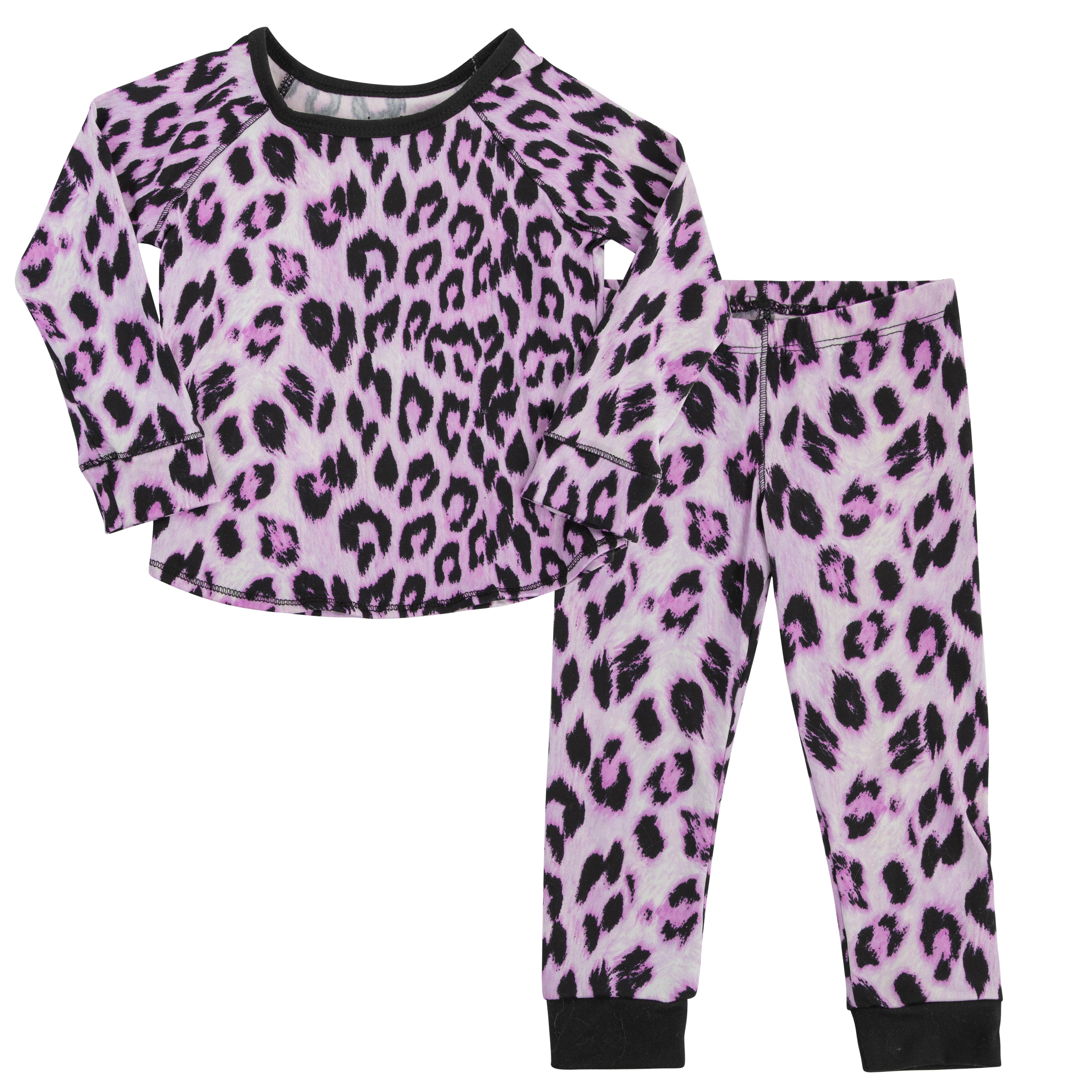 RIaaJ Leopard Print Men's Pajama Set Home Pajamas Long Sleeve Long Pants Set  at  Men's Clothing store
